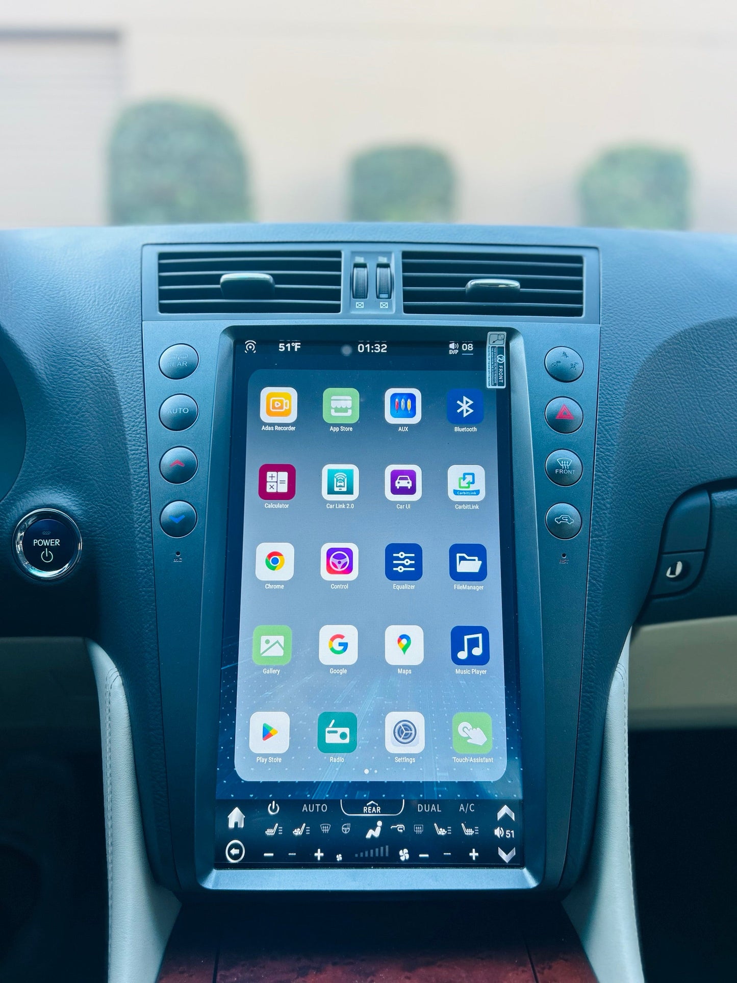 13.6" Vertical Screen Android 13 Fast boot Navigation Radio for Lexus GS 300 350 430 450h 460 2005 - 2011