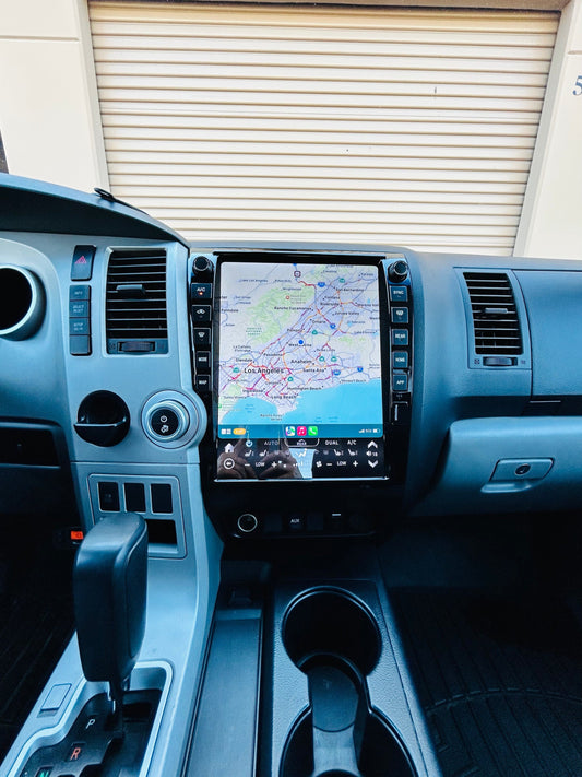13" Android 13/14 Fast boot Vertical Screen Navigation Radio for Toyota Sequoia 2008 - 2022