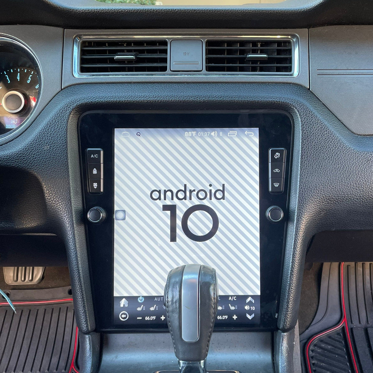 12.1" Vertical Screen Android 10/13 Fast boot Navigation Radio for Ford Mustang 2010 - 2014 | Phoenix Automotive
