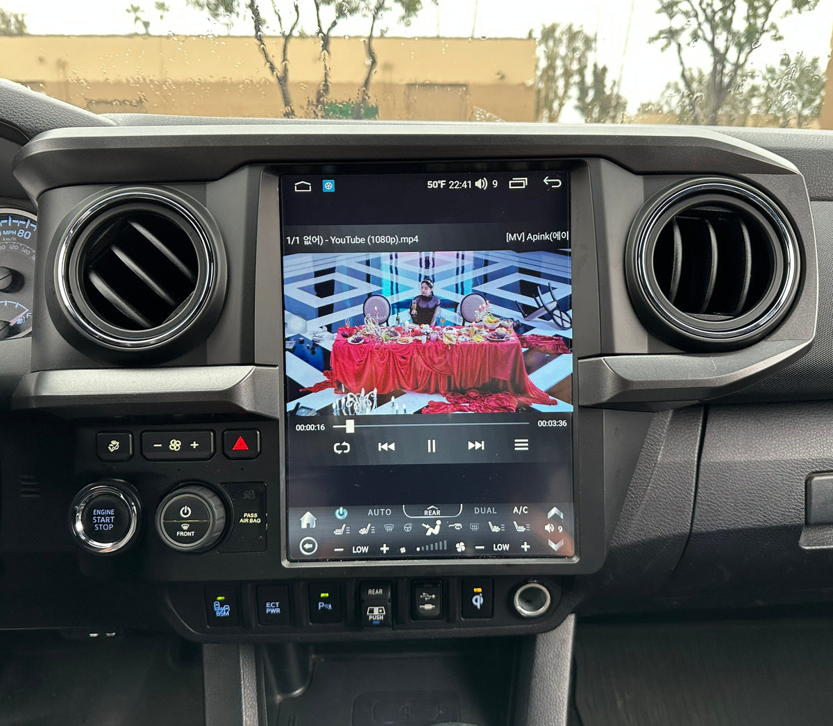 SC7870/Qualcomm6125 12.1” Android 13 fast boot Vertical Screen Navigation Radio for Toyota Tacoma 2016 - 2023 | Phoenix Automotive