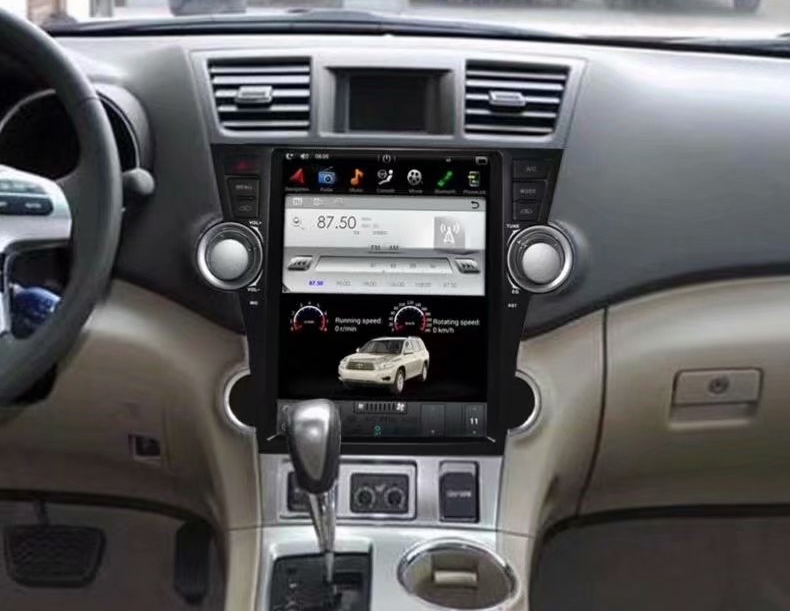 [ PX6 Six-core ] 12.1" Android 9 Fast boot Navigation Radio for Toyota Highlander 2009 - 2013 In-Dash audio/video players head unit stereo online Phoenix Automotive Android Radio Tesla-style T-style XL Large screen Vertical screen big screen Linkswell inc x knob joying Aucar auto AutoTecPro Navigation Systems Rhino dasaita American muscle nifty city merge screens seicane car radio