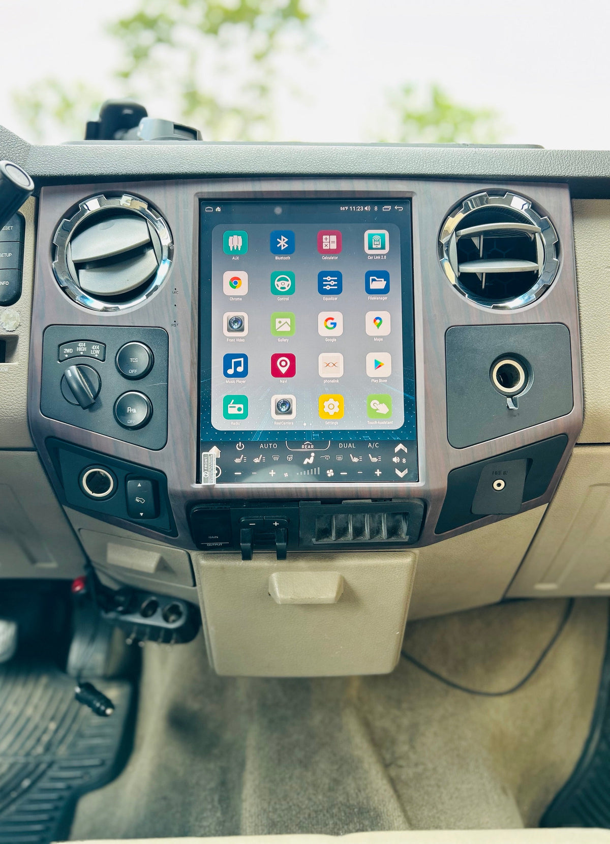 [Open Box] 12.1 inch Android 13/14 Vertical Screen Navigation Radio for Ford F-250 F-350 Super Duty trucks 2008 - 2016
