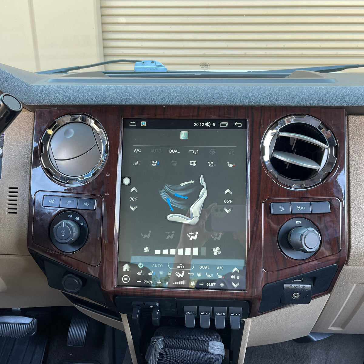 12.1 inch Android 12 Vertical Screen Navigation Radio for Ford F-250 F-350 Super Duty trucks 2008 - 2016 | Phoenix Automotive