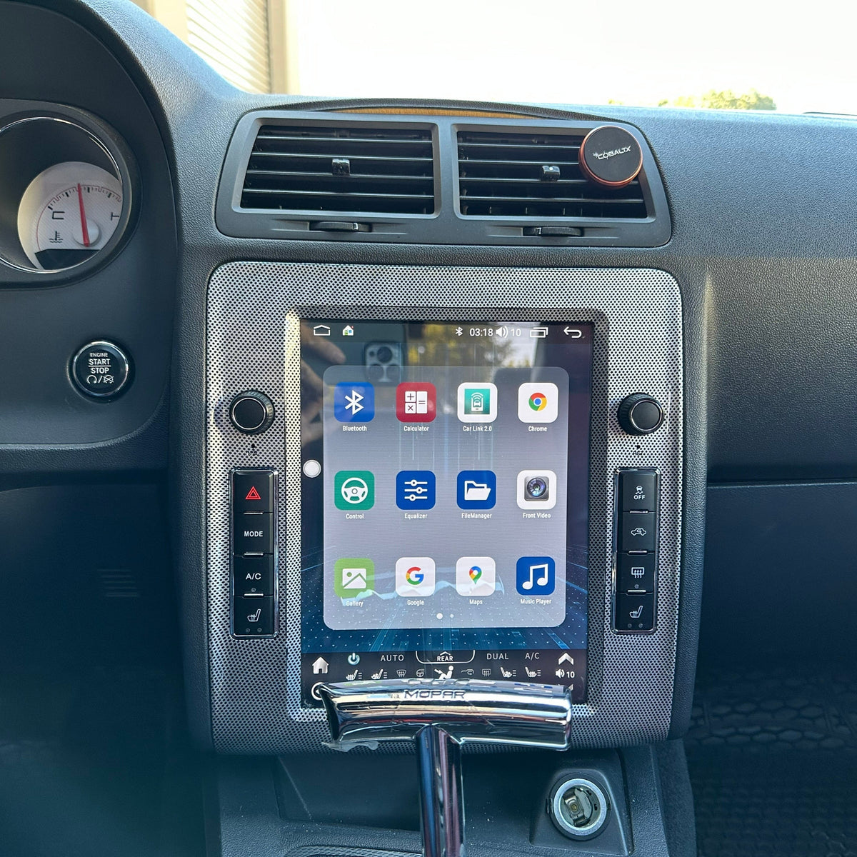 10.4" Vertical Screen Android 12 Fast boot Navigation Radio for Dodge Challenger 2008 - 2014 | Phoenix Automotive