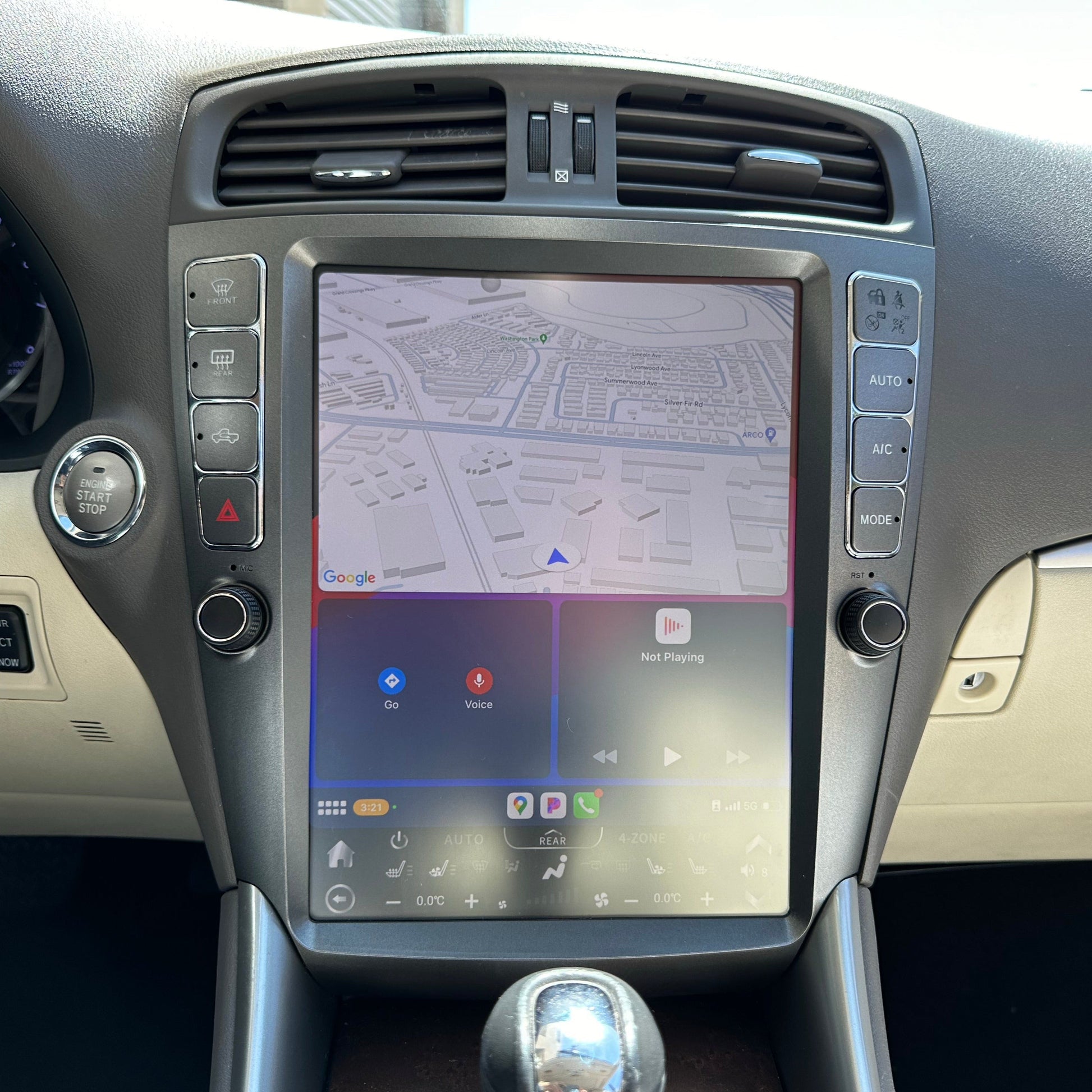 12" Vertical Screen Android 13 Fast Boot Navigation Radio for Lexus IS 250 IS 300 IS 350 2005 - 2012 | Phoenix Automotive