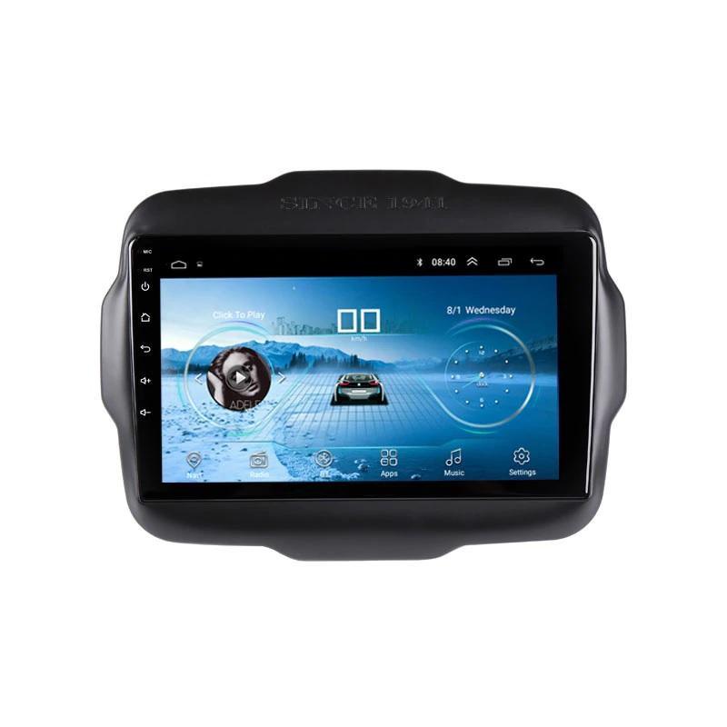 9" Octa-Core Android Navigation Radio for Jeep Renegade 2015 - 2019 In-Dash audio/video players head unit stereo online Phoenix Automotive Android Radio Tesla-style T-style XL Large screen Vertical screen big screen Linkswell inc x knob joying Aucar auto AutoTecPro Navigation Systems Rhino dasaita American muscle nifty city merge screens seicane car radio