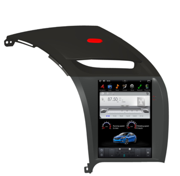 [ PX6 six-core ] 10.4" Vertical Screen Android 9 Fast boot Navigation Radio for Kia Cerato Forte K3 2012 - 2018 | Phoenix Automotive