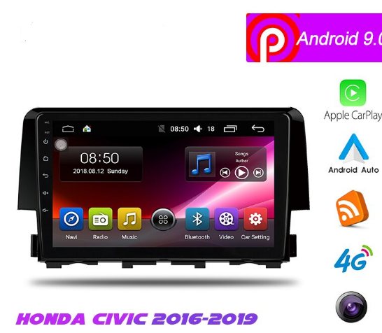 [Open box]  9" Android 9 Navigation Radio for Honda Civic 2016 - 2019 - Phoenix Android Radios