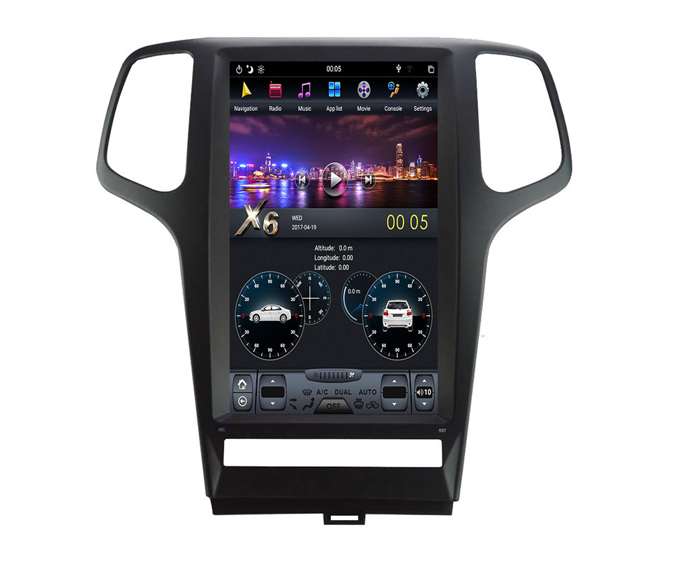 [Open-box] [G6 octa-core] 13.6" Vertical Screen Android 11 Fast boot Navigation Radio for Jeep Grand Cherokee 2011 - 2013 - Smart Car Stereo Radio Navigation | In-Dash audio/video players onl
