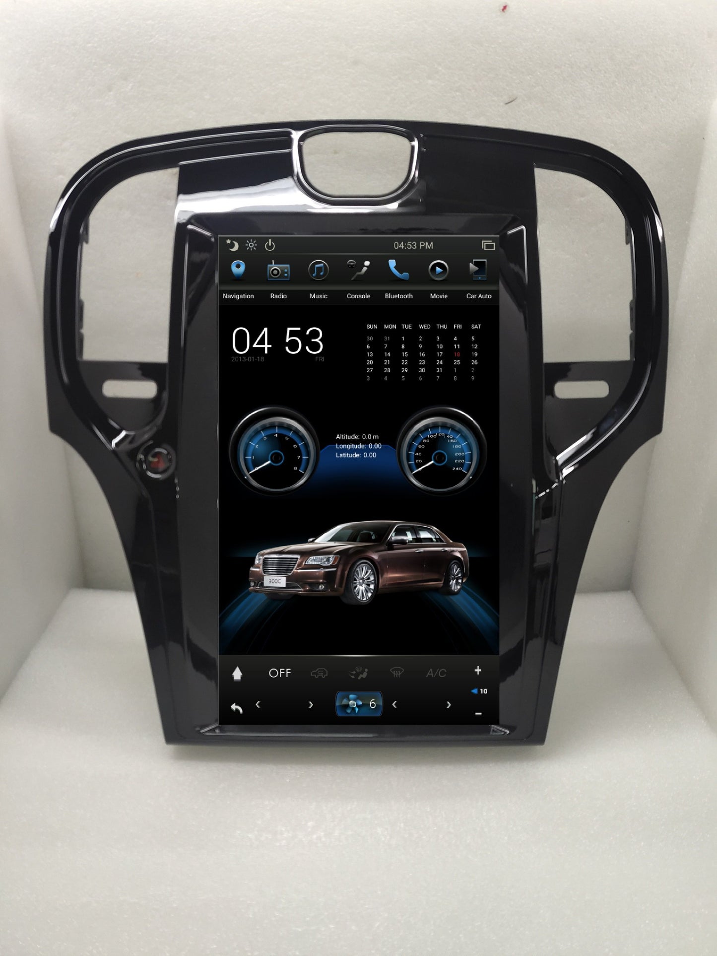 [Open box] [ PX6 SIX-CORE ] 13.3" Vertical Screen Android 9.0 Navigation Radio for Chrysler 300C 2013-2019
