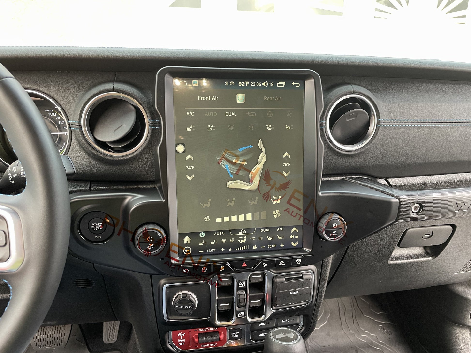 [ Hot-sale ] 12.1” Android 9 / 10 Vertical Screen Navigation Radio for Jeep Gladiator 2020 - 2021 - Smart Car Stereo Radio Navigation | In-Dash audio/video players online - Phoenix Automoti