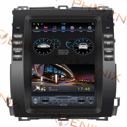 OPEN BOX [ PX6 SIX-CORE ] 10.4" Vertical Screen Android 9 Fast boot Navigation Radio for Lexus GX 470 2003 - 2009 - Phoenix Android Radios