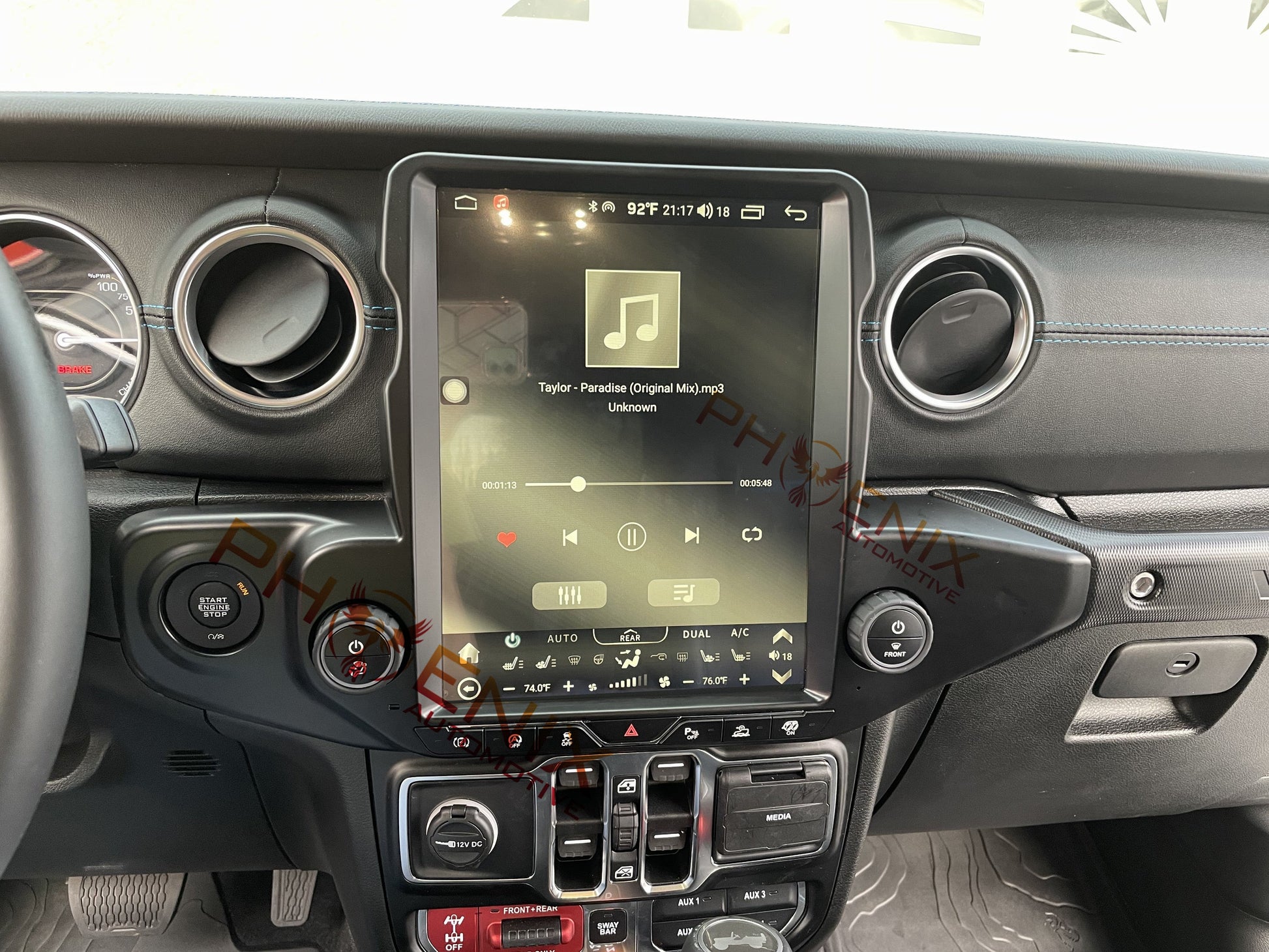 [ Hot-sale ] 12.1” Android 9 / 10 Vertical Screen Navigation Radio for Jeep Gladiator 2020 - 2021 - Smart Car Stereo Radio Navigation | In-Dash audio/video players online - Phoenix Automoti