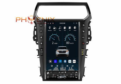 [ PX6 SIX-CORE ] 13.6" VERTICAL SCREEN ANDROID 9 Fast boot NAVIGATION RADIO FOR FORD EXPLORER 2011-2019 - Smart Car Stereo Radio Navigation | In-Dash audio/video players online - Phoenix Auto