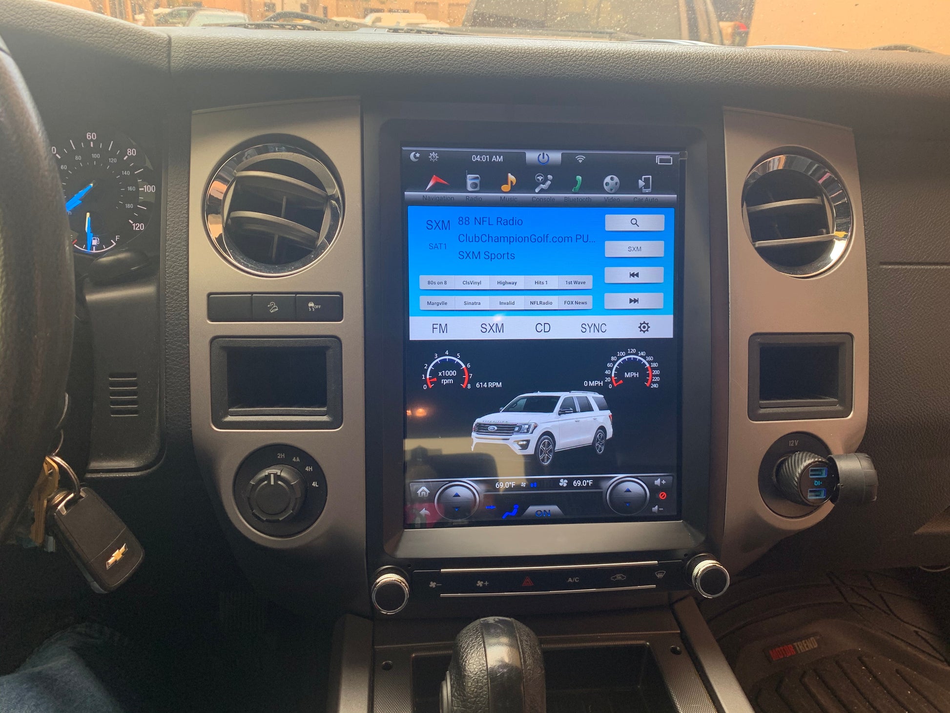 [ PX6 six-core ] 12.1" Vertical Screen Android 9 Fast boot Navi Radio for Ford Expedition 2015 2016 2017 - Smart Car Stereo Radio Navigation | In-Dash audio/video players online - Phoenix Aut