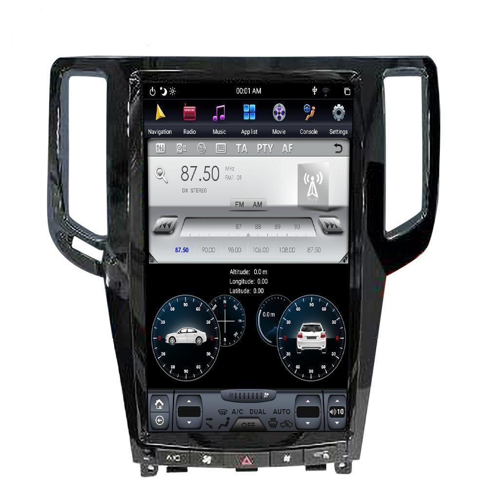 OPEN BOX [ PX6 SIX-CORE ] 13.6" Vertical Screen Android 8.1 / 9.0 Fast boot Navigatio Receiver for Infiniti G35/G37 2007 - 2013 - Smart Car Stereo Radio Navigation | In-Dash audio/video pl