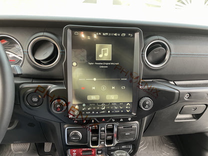 [ Hot-sale ] 12.1” Android 9 / 10 Vertical Screen Navigation Radio for Jeep Gladiator 2020 - 2021 - Smart Car Stereo Radio Navigation | In-Dash audio/video players online - Phoenix Automoti