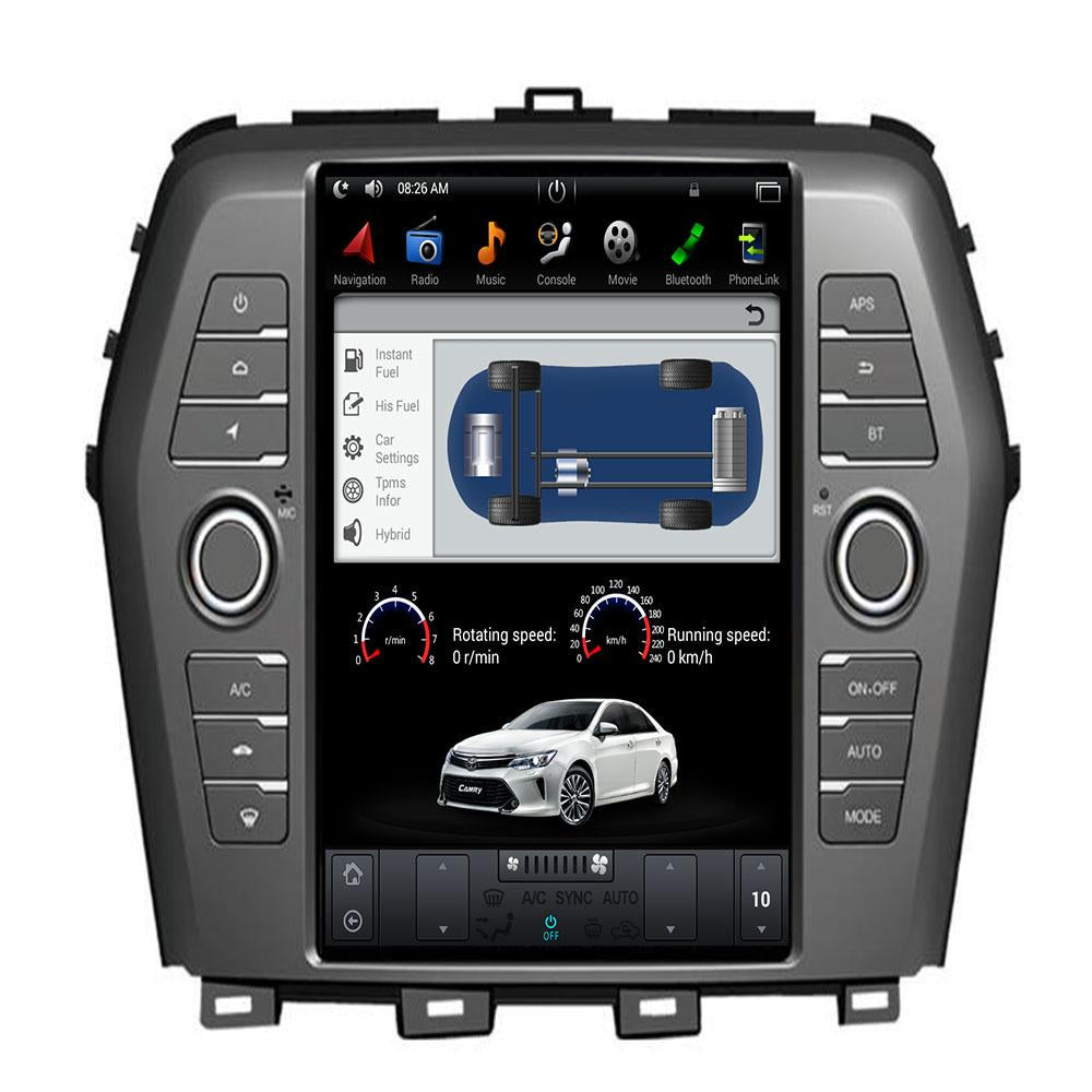 [ PX6 six-core ] 10.4" Vertical Screen Android 9 Fast boot Navigation Radio for Nissan Maxima 2016 2017 - Phoenix Android Radios