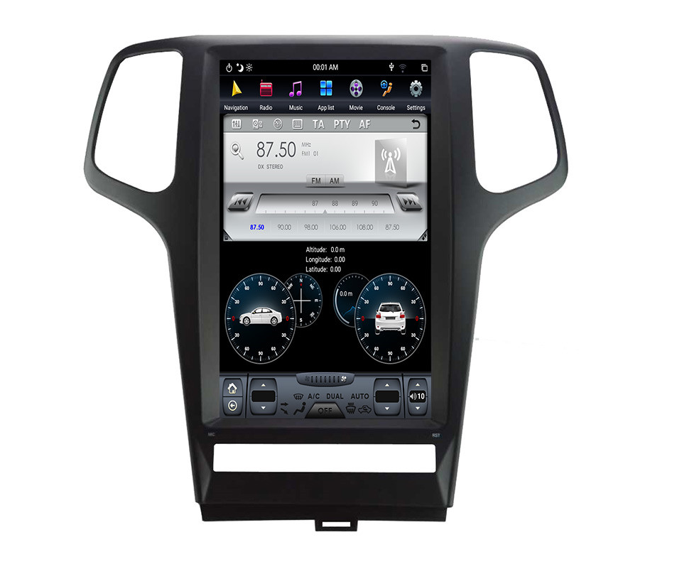 [Open-box] [G6 octa-core] 13.6" Vertical Screen Android 11 Fast boot Navigation Radio for Jeep Grand Cherokee 2011 - 2013 - Smart Car Stereo Radio Navigation | In-Dash audio/video players onl