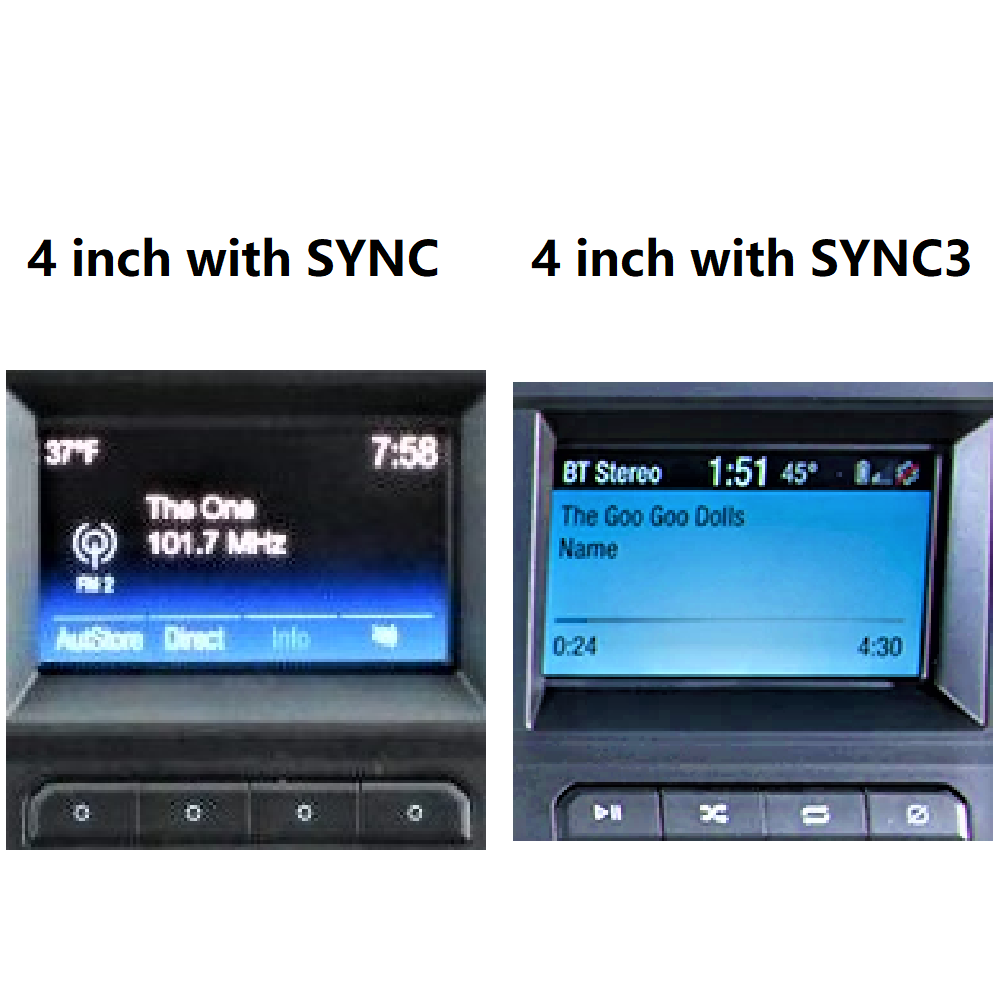 SYNC3 module 4.3 inch to 8 inch with touch control upgrade for Selected 2018 and later Ford Vehicles - Phoenix Android Radios