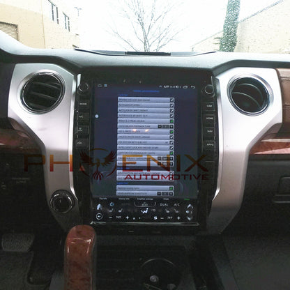 [ New ] 13” Android 12 Vertical Screen Navigation Radio for Toyota Tundra 2014 - 2021