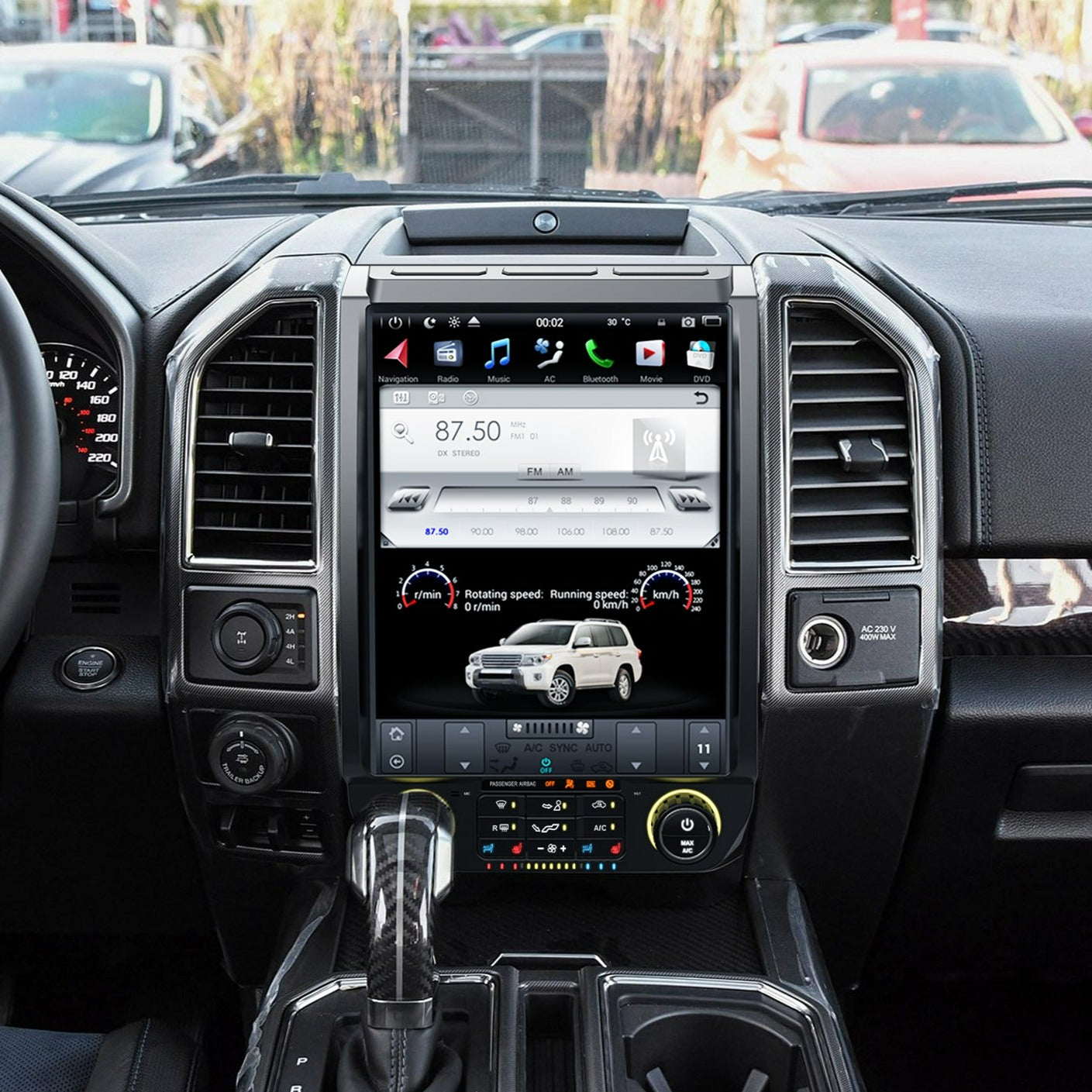 [ NEW ] 13” Android 9 / 10 Vertical Screen Navigation Radio for Ford F-150 F-250 F-350 F-450 F-550 2015-2020 - Smart Car Stereo Radio Navigation | In-Dash audio/video players online - Phoen