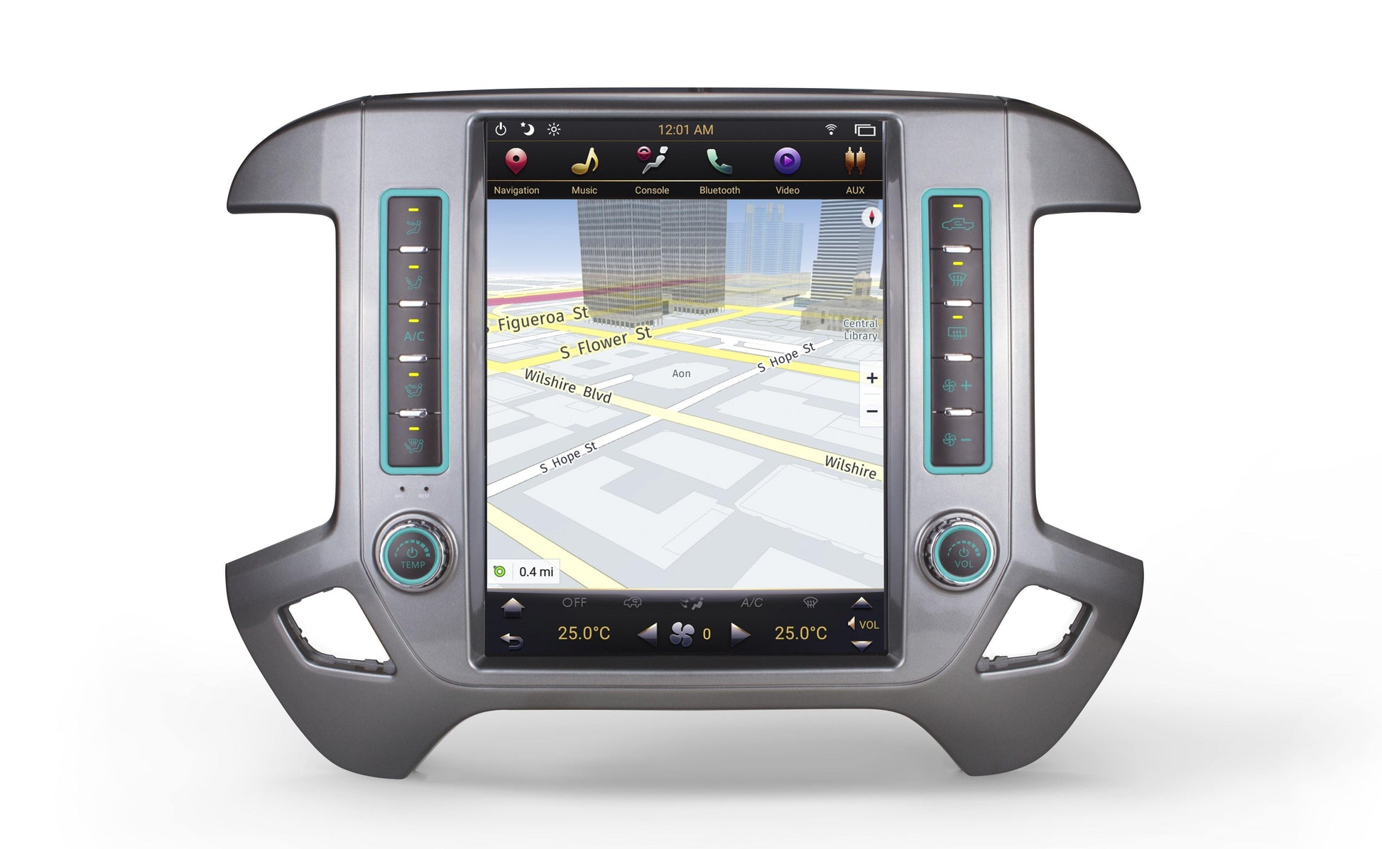 open box [PX6 SIX-CORE]12.1" Android 8.1 Vertical Screen Navigation Radio for Chevrolet Silverado GMC SIERRA 2014 - 2018 - Smart Car Stereo Radio Navigation | In-Dash audio/video players onli