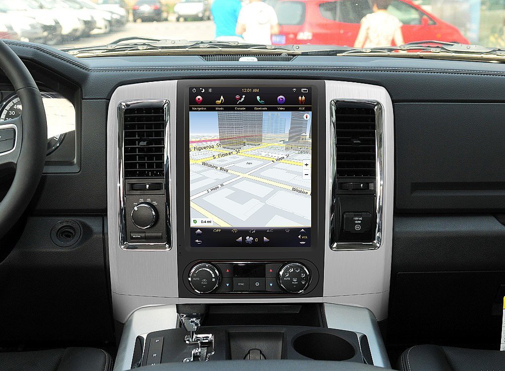 OPEN BOX [ PX6 SIX-CORE ] 10.4” / 12.1" Android 8.1 Vertical Screen Navi Radio for Dodge Ram 2009 - 2018 - Phoenix Android Radios