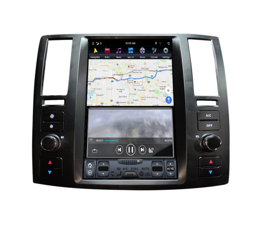 [ PX6 SIX-CORE ] 11.8" Vertical Screen Android 9 Fast boot Navigatio Receiver for Infiniti FX25 FX35 FX37 2004 - 2008