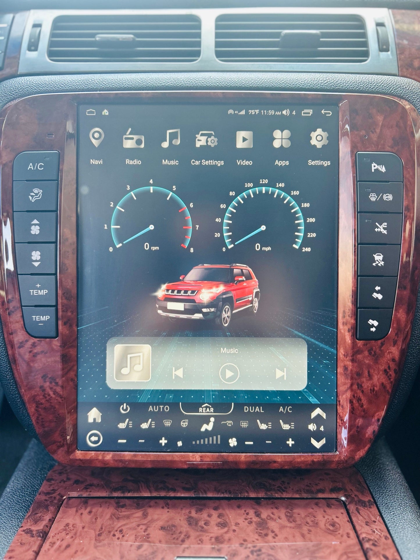 13" Android 12 Navigation Radio for Chevrolet Silverado Tahoe Suburban GMC Yukon Sierra Avalanche 2007 - 2014 - Smart Car Stereo Radio Navigation | In-Dash audio/video players online - Phoeni