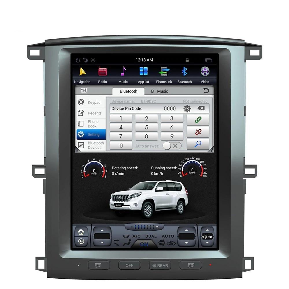[Open box] 12.1" Vertical Screen Android Navi Radio for Toyota Land Cruiser LC100 2002 - 2007 - Phoenix Android Radios