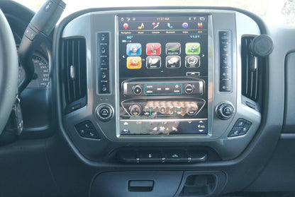 open box [PX6 SIX-CORE]12.1" Android 8.1 Vertical Screen Navigation Radio for Chevrolet Silverado GMC SIERRA 2014 - 2018 - Smart Car Stereo Radio Navigation | In-Dash audio/video players onli