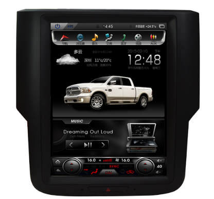 [ PX6 SIX-CORE ] 10.4" Android 9 Fast Boot Vertical Screen 1 button Navi Radio for Dodge Ram 2013 - 2018 - Phoenix Android Radios