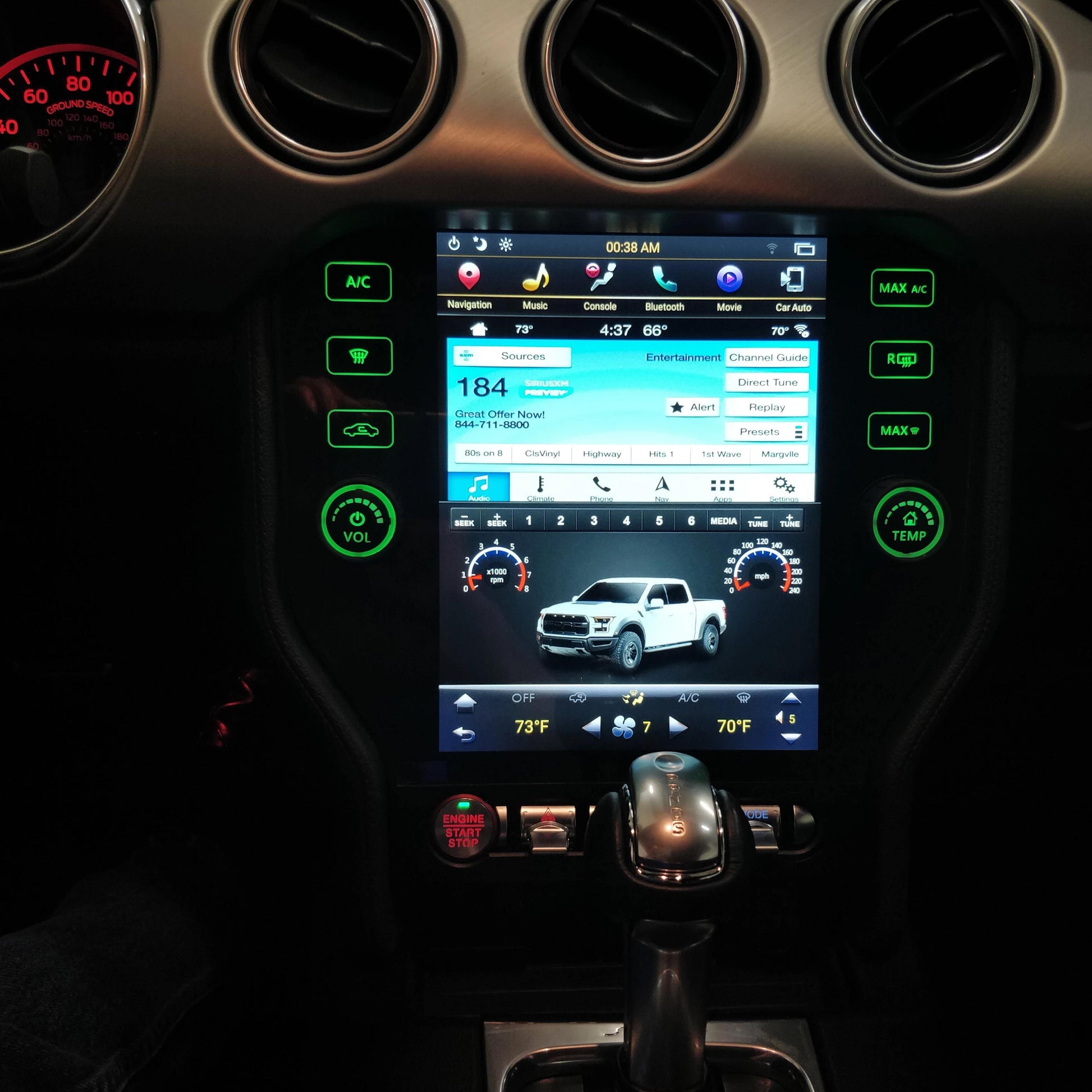 [ Open Box][ PX6 Six-core ]  10.4" Android 9.0 Vertical Screen Navigation Radio for Ford Mustang and Shelby 2015 - 2019 - Smart Car Stereo Radio Navigation | In-Dash audio/video players onlin