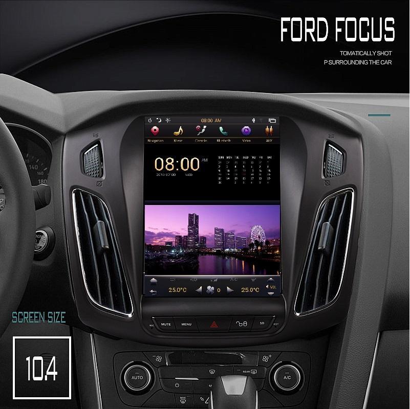 [ PX6 SIX-CORE ]10.4" Vertical screen Android 9 Fast boot Navigation radio for Ford Focus 2011-2018 - Smart Car Stereo Radio Navigation | In-Dash audio/video players online - Phoenix Automoti