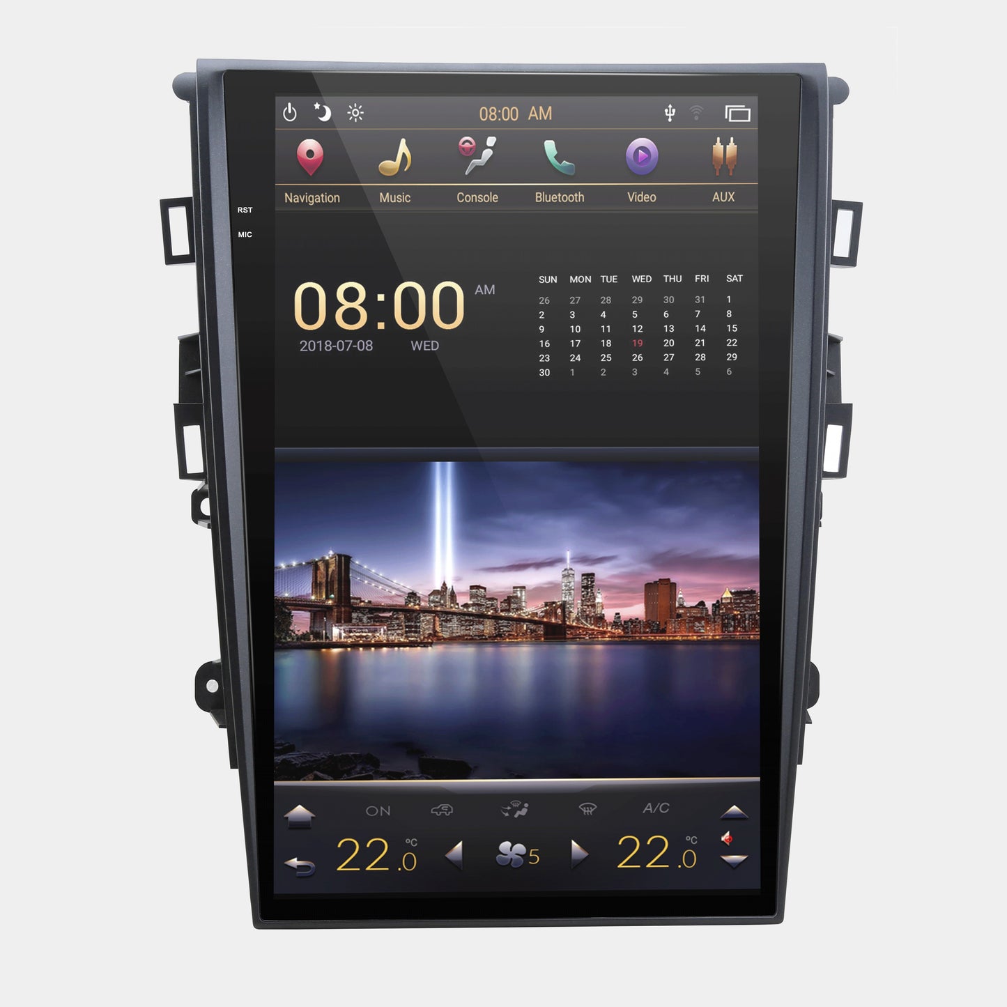 Open box [ PX6 SIX-CORE ] 13.6" Vertical screen Android 8.1 Navigation radio for Ford Fusion 2013-2020 - Phoenix Android Radios