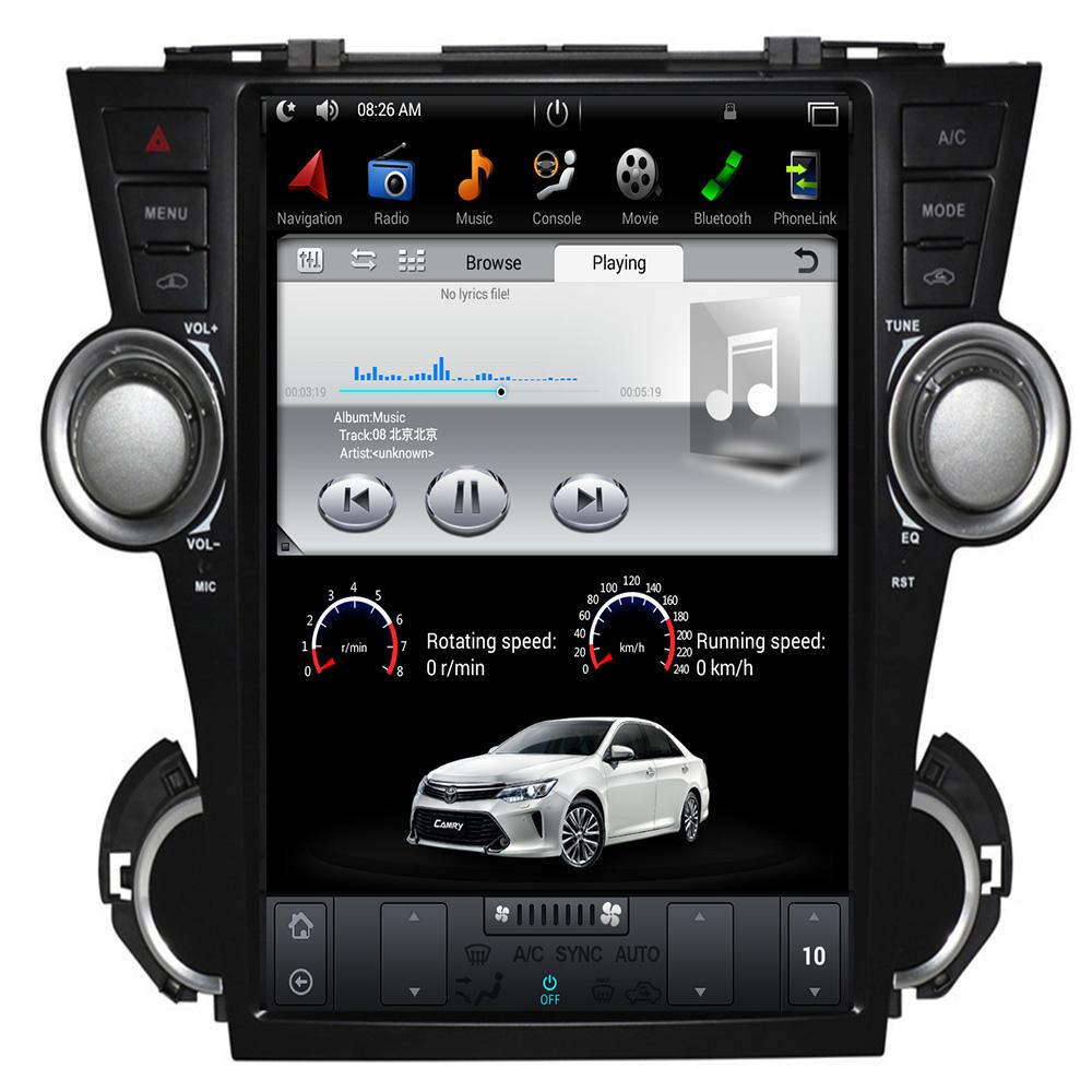 [ PX6 Six-core ] 12.1" Android 9 Fast boot Navigation Radio for Toyota Highlander 2009 - 2013 - Phoenix Android Radios