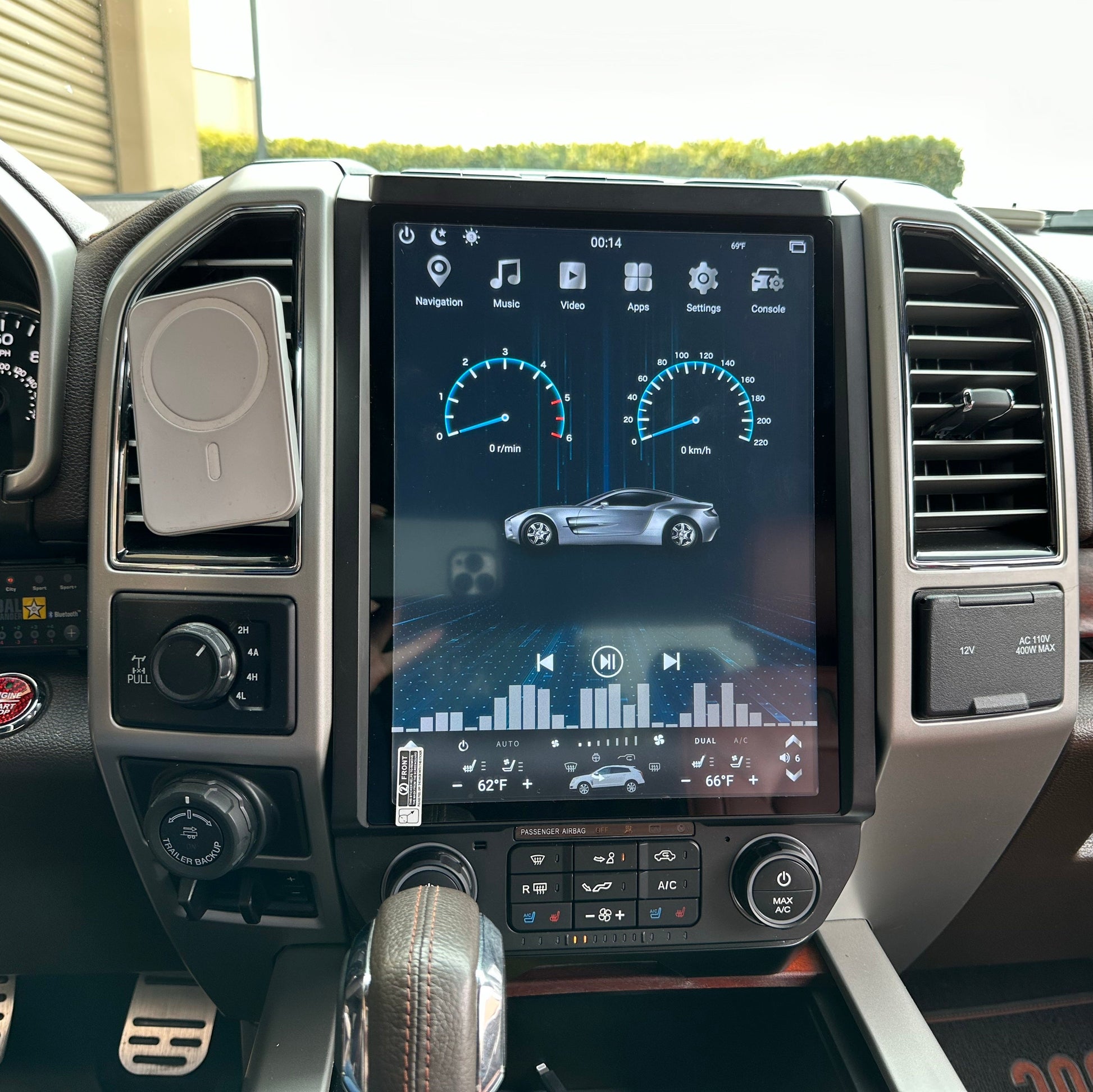 [ NEW ] 13” Android 9 / 10 Vertical Screen Navigation Radio for Ford F-150 F-250 F-350 F-450 F-550 2015-2020 - Smart Car Stereo Radio Navigation | In-Dash audio/video players online - Phoen