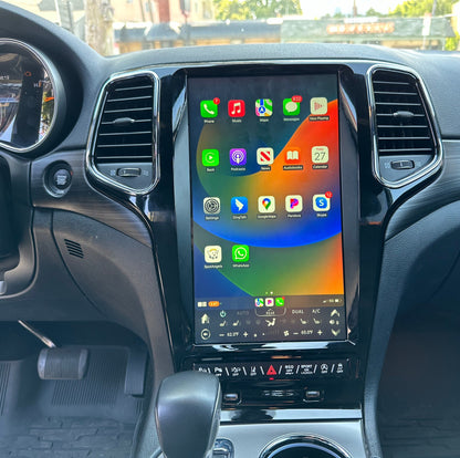 13.6" Vertical Screen Android 12 Fast boot Navigation Radio for Jeep Grand Cherokee 2014 - 2022 - Smart Car Stereo Radio Navigation | In-Dash audio/video players online - Phoenix Automotive