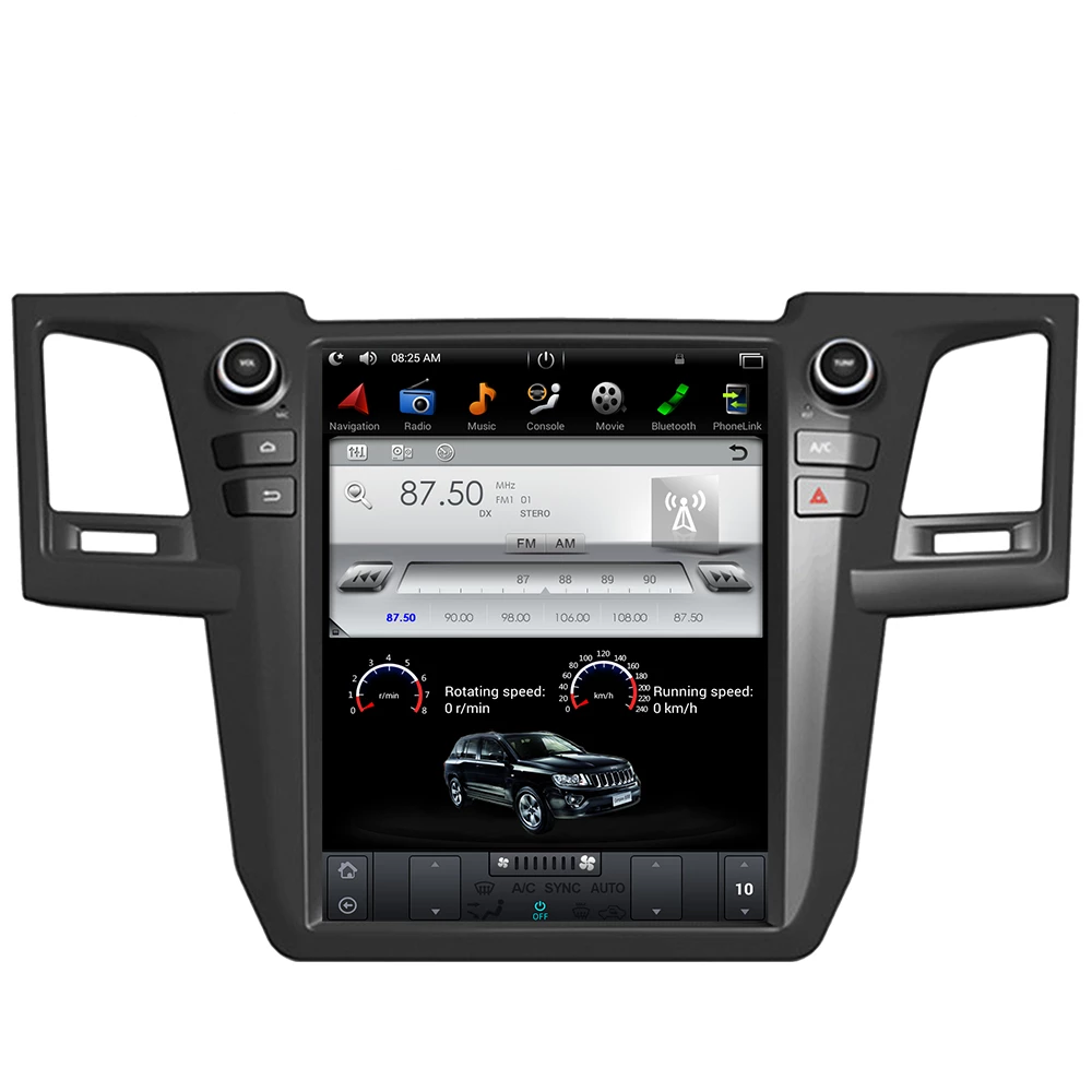 12.1" Vertical Screen Android 7.1 Navigation Radio for Toyota fortuner 2004 - 2015 - Phoenix Android Radios