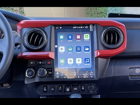 SC7870/Qualcomm6125 12.1” Android 13 fast boot Vertical Screen Navigation Radio for Toyota Tacoma 2016 - 2023