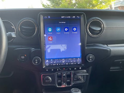 [Open box] 12.1” Android 9 / 10 Vertical Screen Navigation Radio for Jeep Gladiator 2020 - 2022
