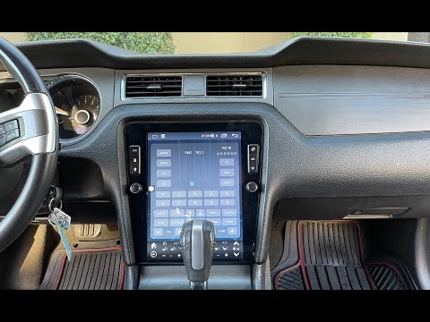 12.1" Vertical Screen Android 13 Fast boot Navigation Radio for Ford Mustang 2010 - 2014